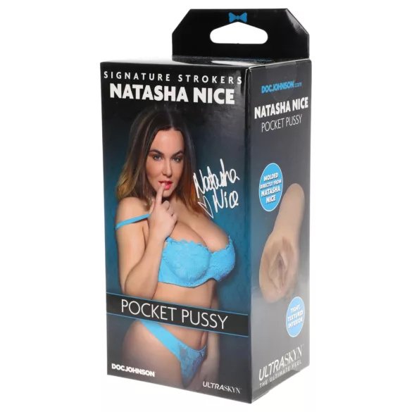 Doc Johnson Natasha Nice - realistisk Ultraskyn kunstig vagina (hudfarvet)