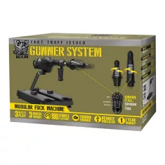 Doc Johnson Gunner System - sexmaskine - justerbar - sort