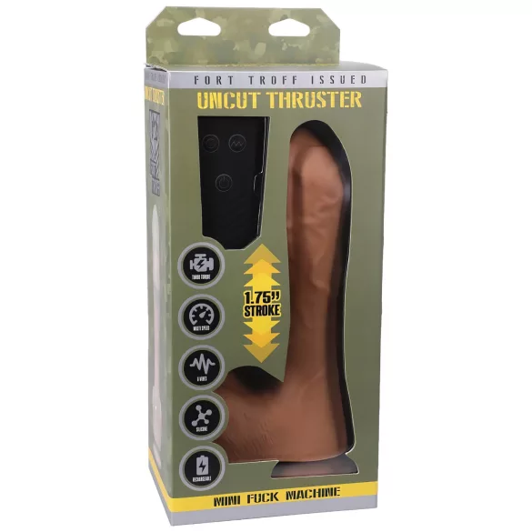 Doc Johnson - lukkemaskine vibrator med fjernbetjening - natur