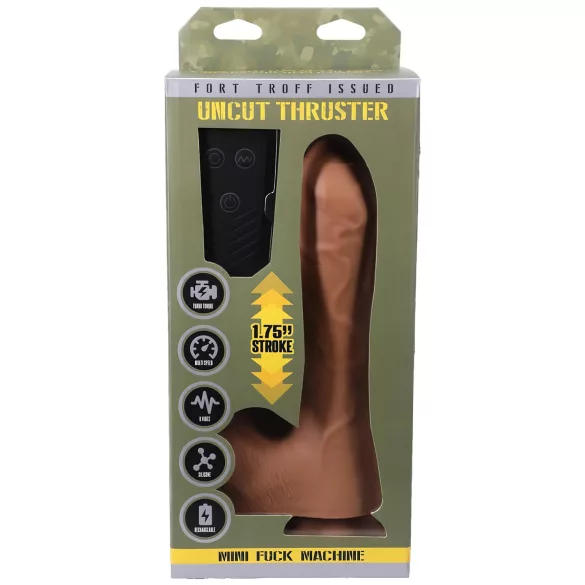 Doc Johnson - lukkemaskine vibrator med fjernbetjening - natur