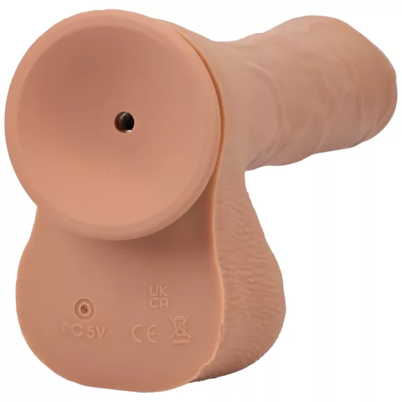 Doc Johnson - lukkemaskine vibrator med fjernbetjening - natur