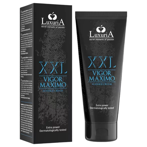 LuxuriA Vigor Maximo XXL - penisforstørrende og fugtgivende creme (75 ml)