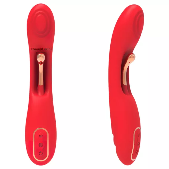 Bestoy - G-punktsvibrator med tunge - rød