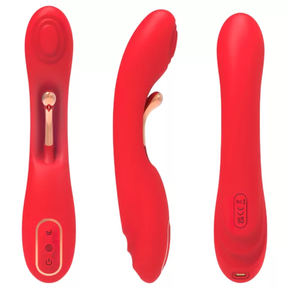 Bestoy - G-punktsvibrator med tunge - rød