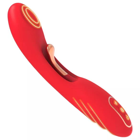 Bestoy - G-punktsvibrator med tunge - rød