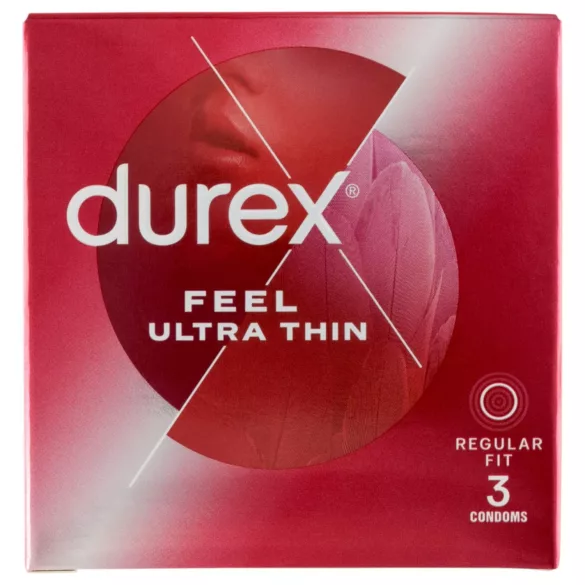 Durex - kondom - ultratynd realistisk følelse - 3 stk