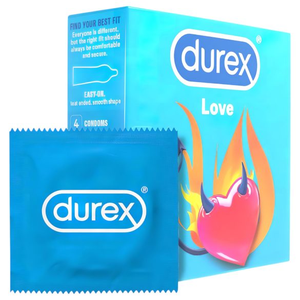 Durex kondom Love - Easy-on kondomer (4 stk)