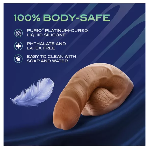 Blush UrSelf Affirm - realistisk dildo (brun) - 13 cm