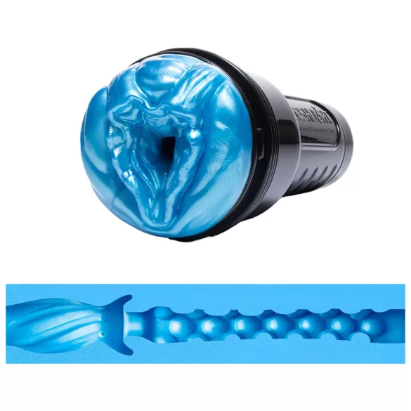 Fleshlight - masturbator - alien design - blå
