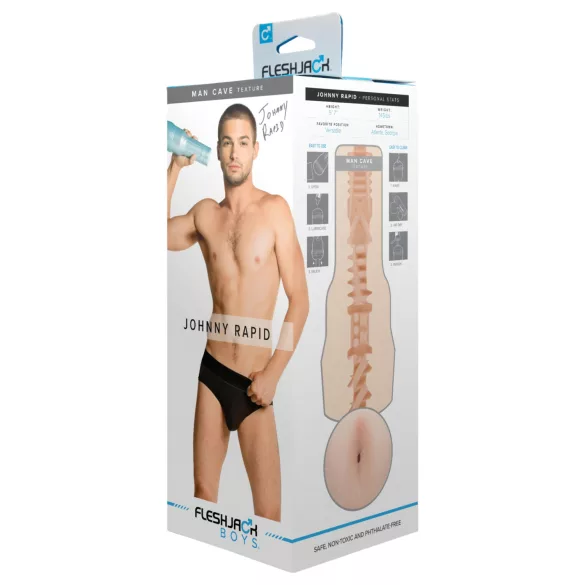 Fleshjack Johnny Rapid Man - realistisk anus masturbator - natur