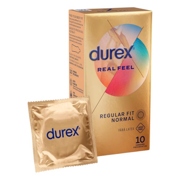 Durex Real Feel - latexfri kondomer - 10 stk