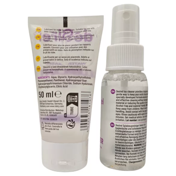 Desirel rensende og glidende gel (2 × 50 ml)