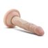 Dr. Skin 5 - realistisk sugekopsdildo - natur (14,5 cm)