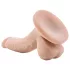 Dr. Skin 4 - realistisk dildo med sugekop og testikler - hudfarvet 12cm