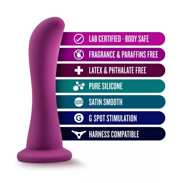 Temptasia Bellatrix - dildo med sugekop - silikon - lilla