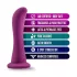 Temptasia Bellatrix - dildo med sugekop - silikon - lilla