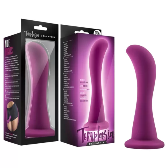 Temptasia Bellatrix - dildo med sugekop - silikon - lilla