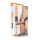 Dr. Skin 6,5 - hul dildo med sele - 15 cm (nude)