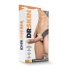 Dr. Skin 6,5 - hul dildo med sele - 15 cm (nude)