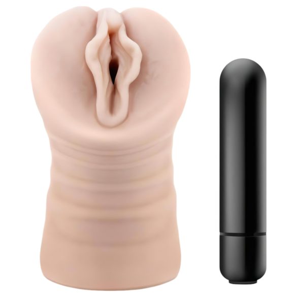 M for Men Ashley - Vibrerende realistisk vagina