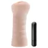 M for Men Ashley - vibrerende kunstig vagina - naturfarve