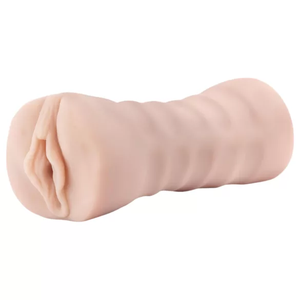 M for Men Ashley - vibrerende kunstig vagina - naturfarve