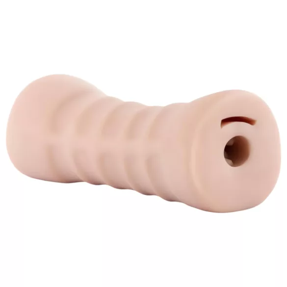 M for Men Ashley - vibrerende kunstig vagina - naturfarve