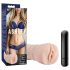 M for Men Ashley - Vibrerende realistisk vagina