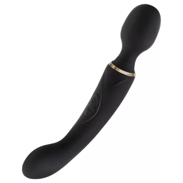 Blush Lush - 2-i-1 wand- og G-punktsvibrator (sort)