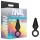 Anal Adventures Platinum S - anal plug (sort) - lille