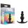 Anal Eventyr Platinum - perleret anal plug (sort)