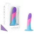 Avant - dildo med sugekop - farverig
