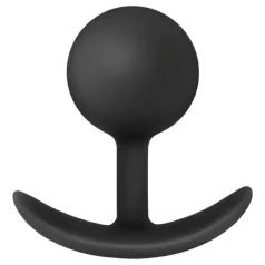 Anal Adventures Platinum - analplug med vibration - sort