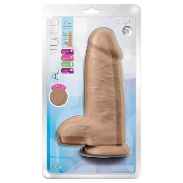 Blush Chub - realistisk dildo med sugekop - 18cm - natur
