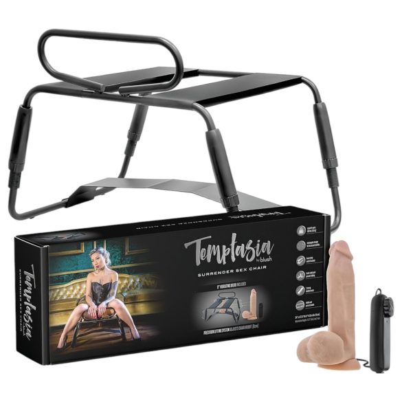 Temptasia - Sexstol med vibrator (sort-natur)