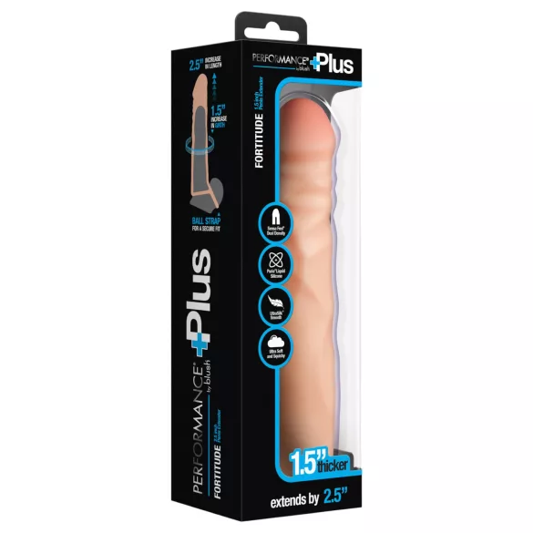 Performance Plus 2,5 - penisring med hætte (naturfarvet)