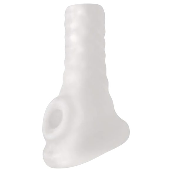 Perfect Fit Breeder - Åben peniskappe (10 cm) - hvid