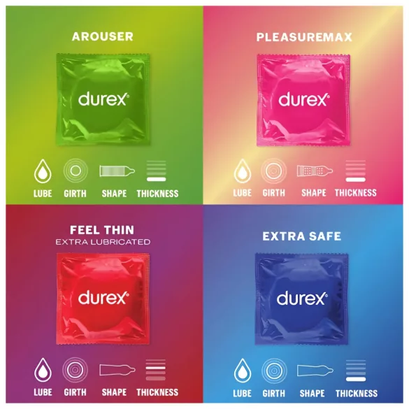 Durex Surprise Me - kondompakke - 40 stk