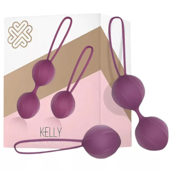 Engily Ross Kelly - bækkenbundskugler sæt - 2 stk - lilla
