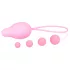 Justérbart kinky sæt - pink gésakugler