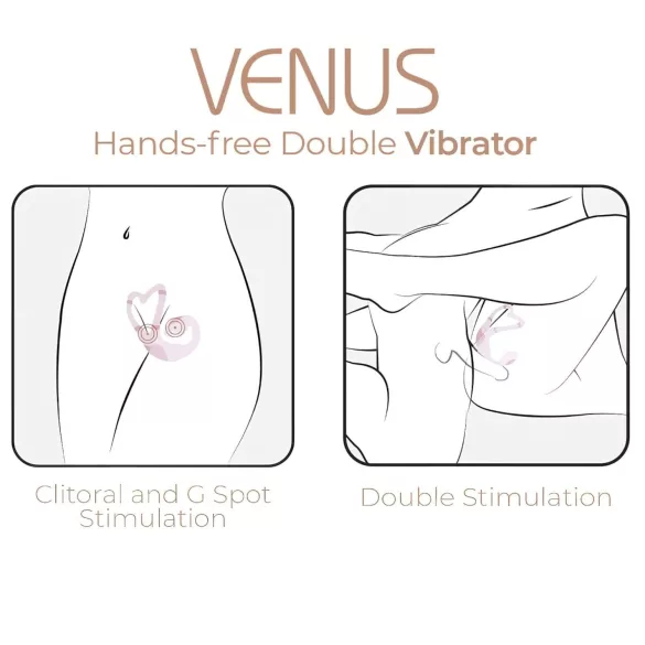 Adrien Lastic Venus - g-punkt og klitoris vibrator - pink