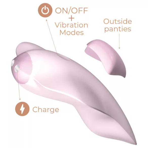 Adrien Lastic Temptation - App-styret klitorisvibrator (pink)