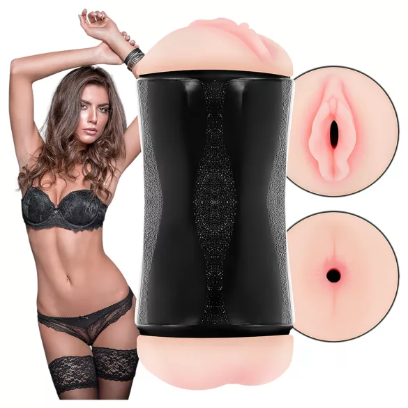JamyJob - masturbator til vagina og anus - naturfarvet