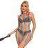 Subblime 952341 - halterneck regnbue-netkjole - S-L