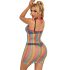 Subblime 952341 - halterneck regnbue-netkjole - S-L