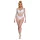 Subblime 952396 - glitrende catsuit med rhinsten - (hvid) - S-L