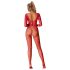 Subblime 952419 - glitrende jumpsuit med rhinsten - (rød) -S-L