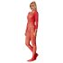 Subblime 952419 - glitrende jumpsuit med rhinsten - (rød) -S-L