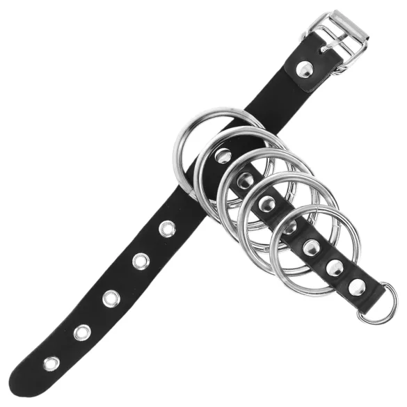 Kink - penisring sæt med metalringe - sort