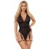 Subblime 954147 - stribet bodysæt - (sort)